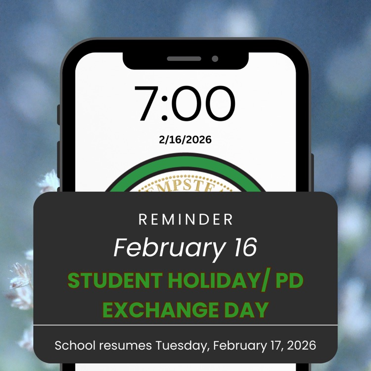 Feb 16 student holiday/pd exchange day 