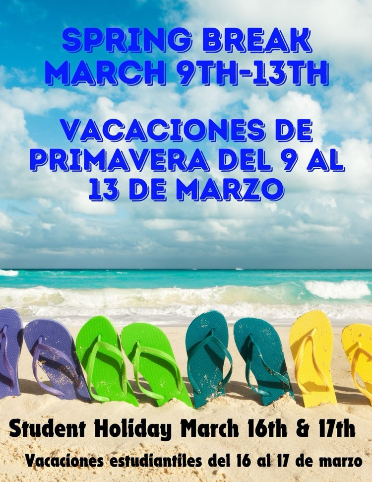 spring break flyer