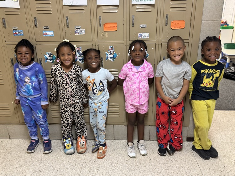 students in pajamas