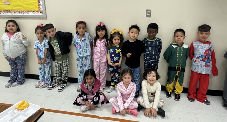 students in pajamas