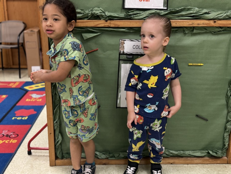 students in pajamas