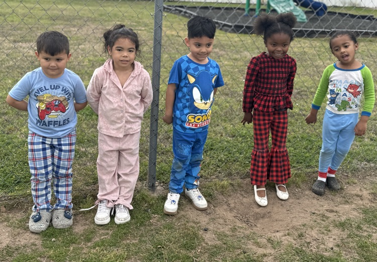 students in pajamas