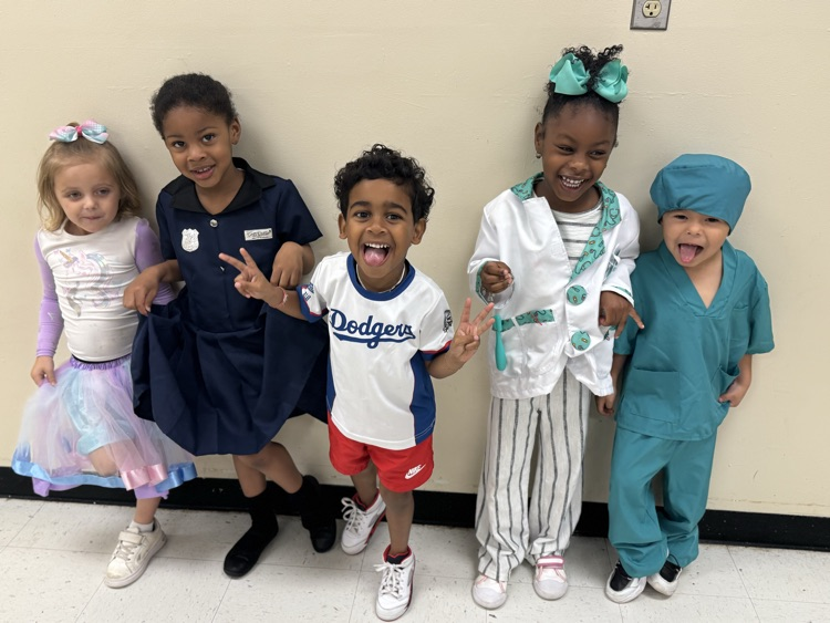 students dressed up as what they want to be