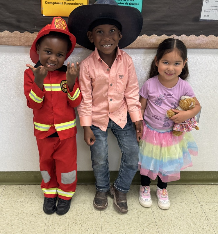 students dressed up as what they want to be