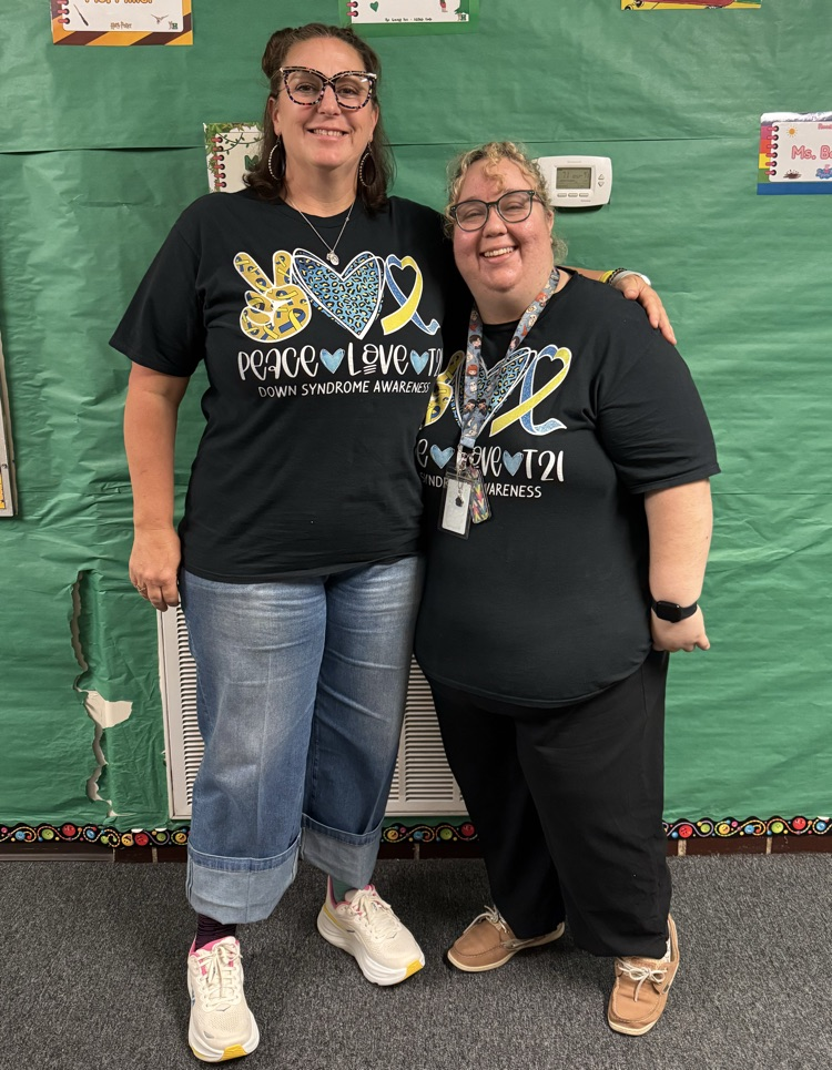 wearing themed shirts