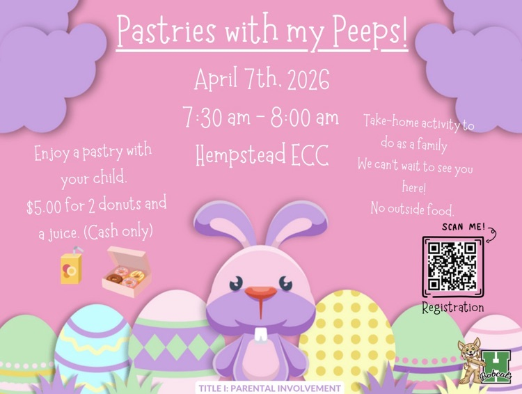 pastries with my peeps flyer