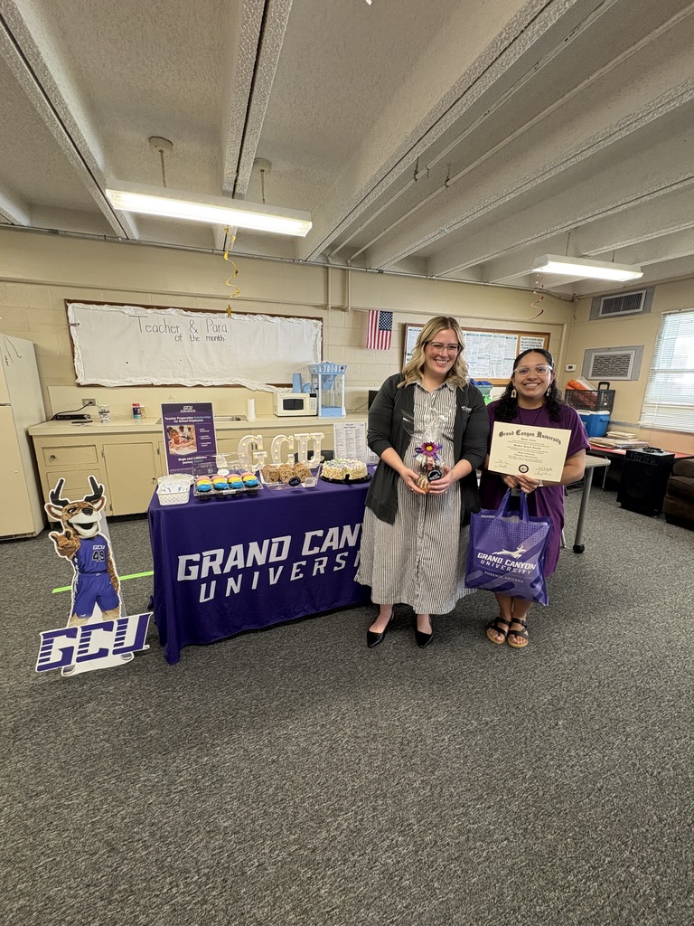 Ms Lozano and Grand Canyon University Rep