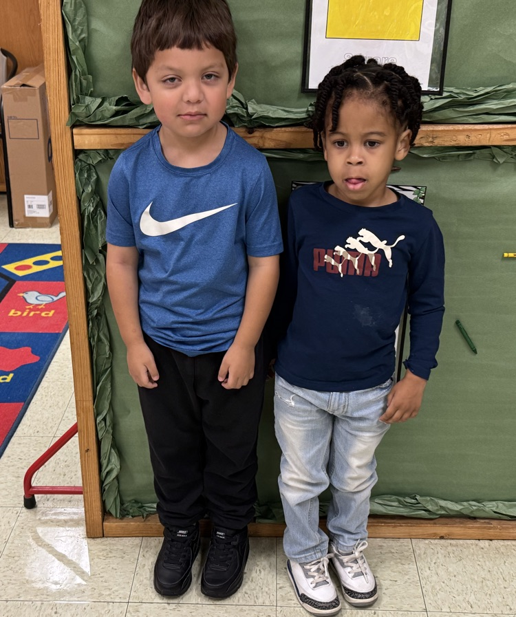 students wearing blue