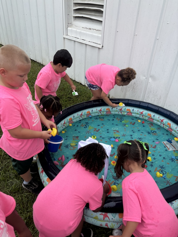 students at field day