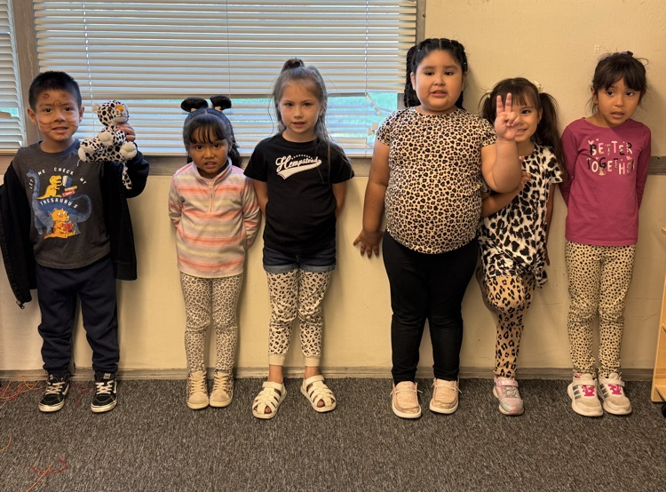 students wearing leopard