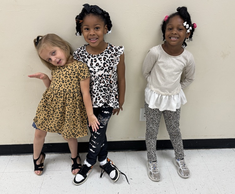 students wearing leopard