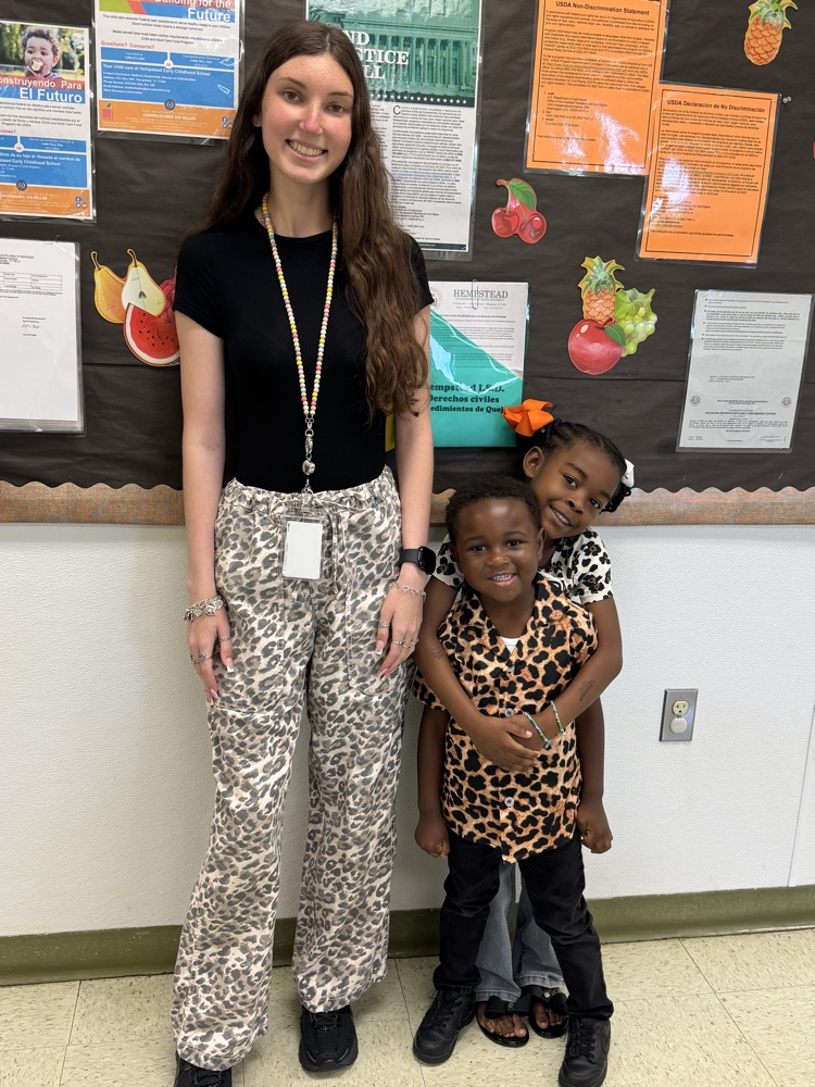 students wearing leopard