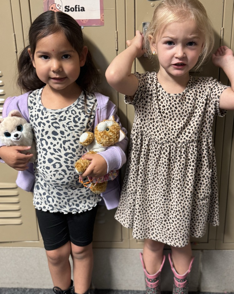 students wearing leopard
