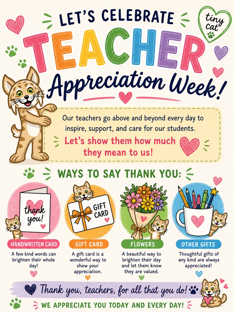 teacher appreciation flyer