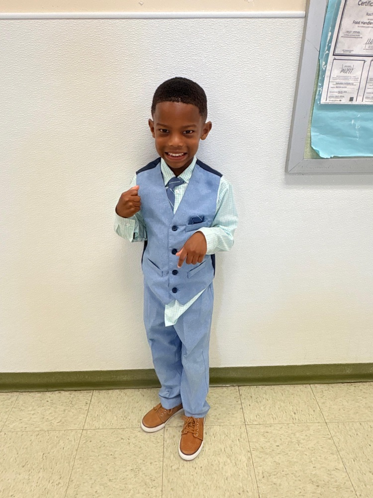 students dresses as teachers