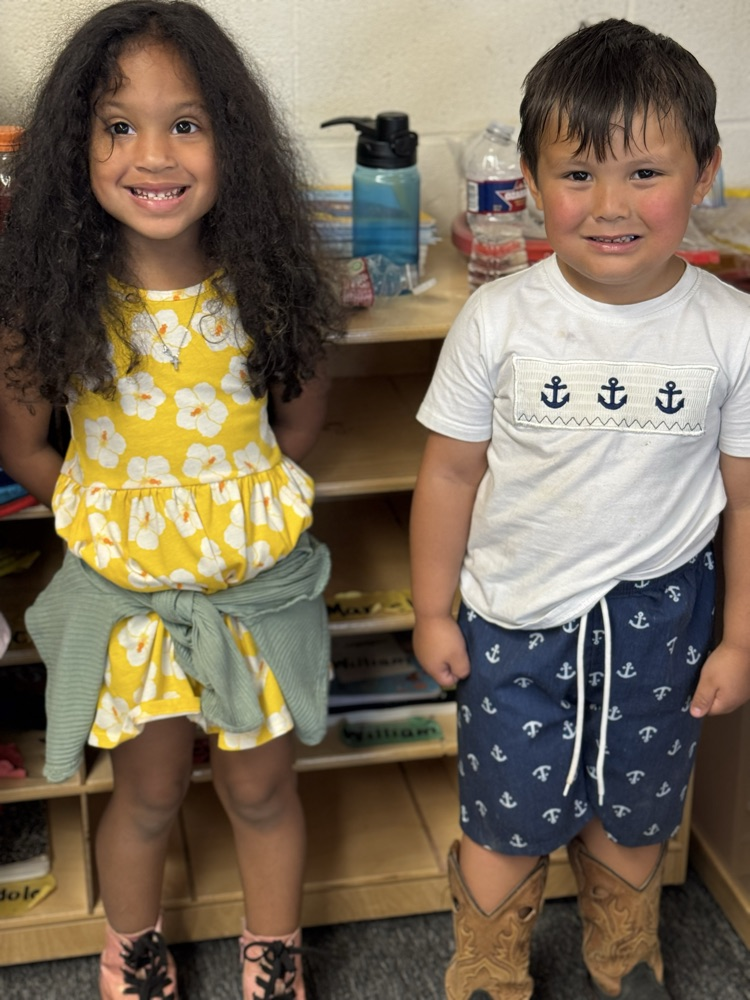 students dressed as going on vacation