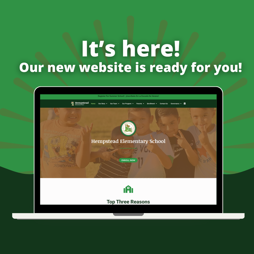 It's here! Our new website is ready for you!