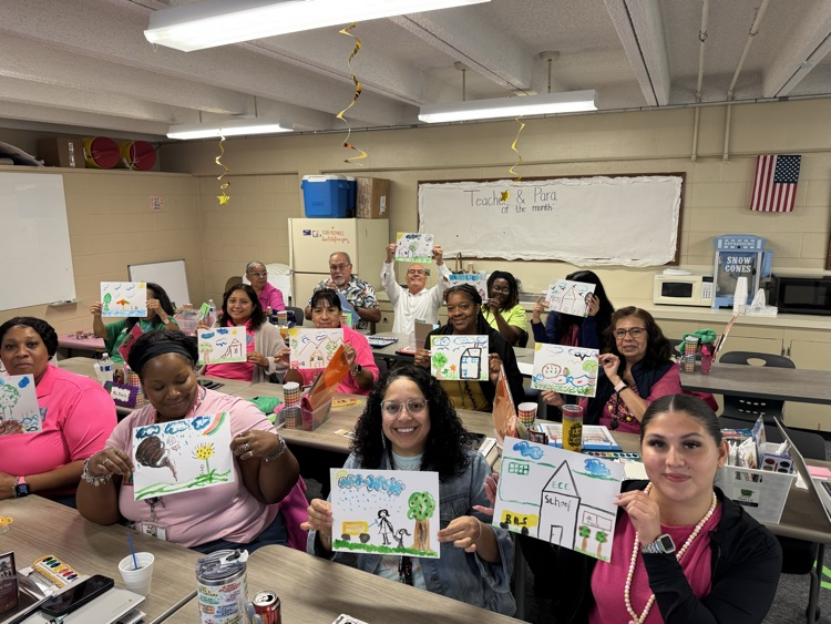 teachers painting