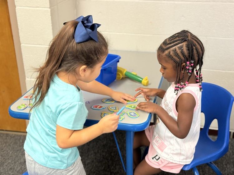 students playing