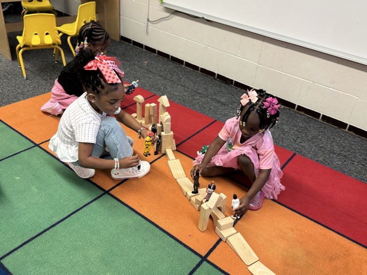 students playing