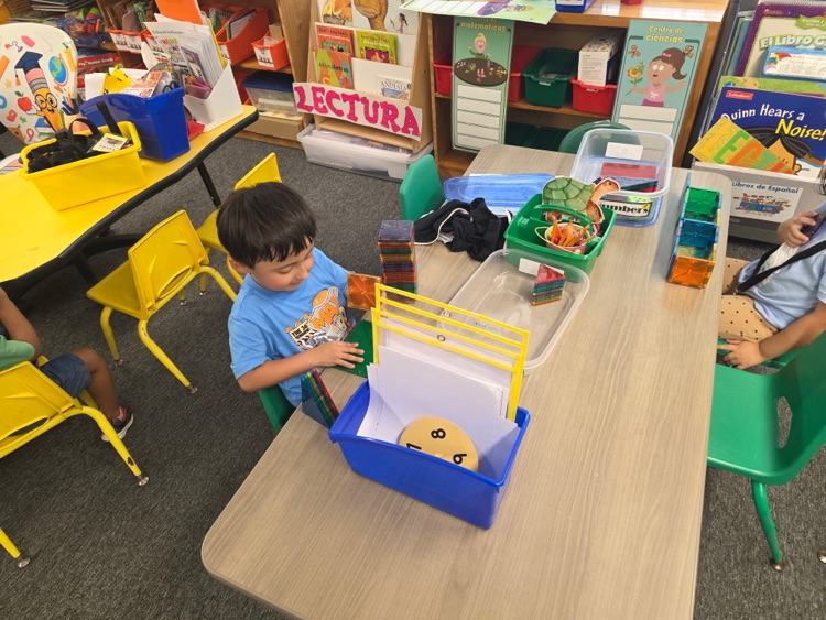 students playing