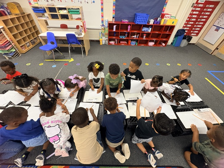 students playing
