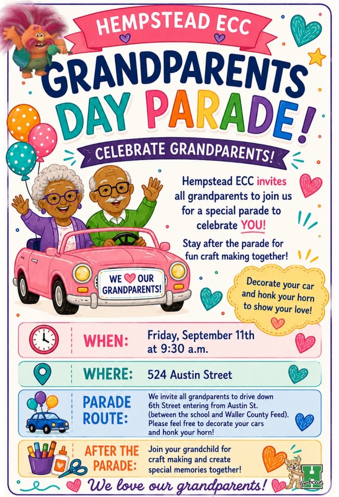 grandparents parade flyer