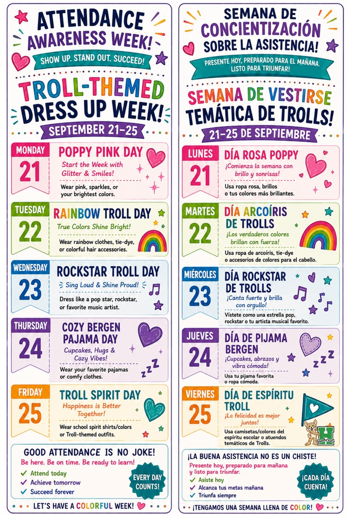 attendance awareness week flyer