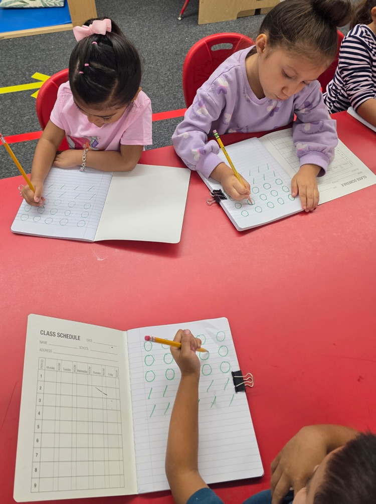 students learning