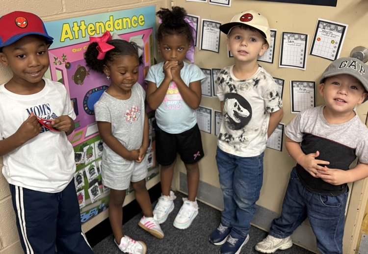 students wearing hats
