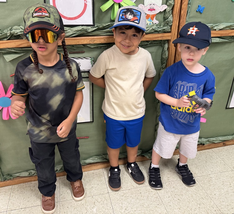 students wearing hats