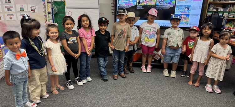 students wearing hats