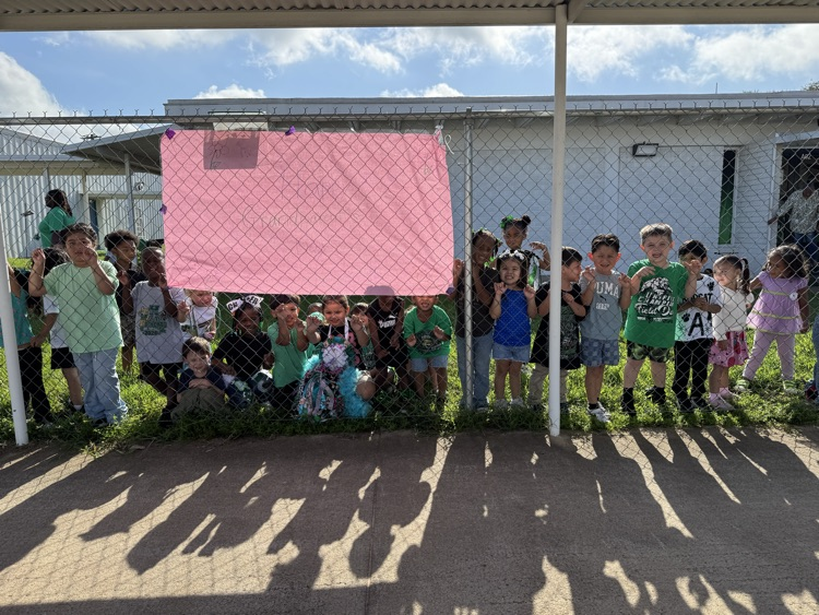 students at parade