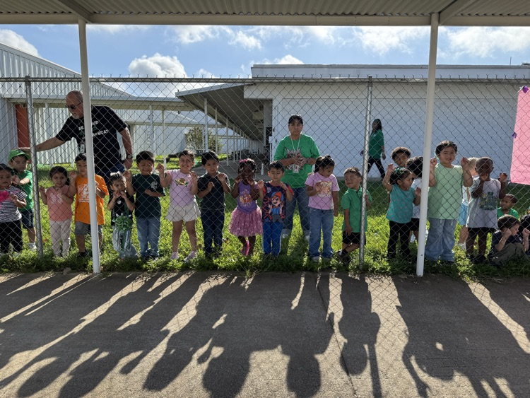 students at parade