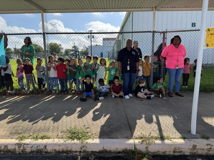 students at parade