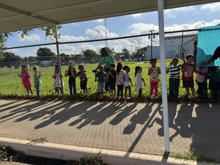 students at parade