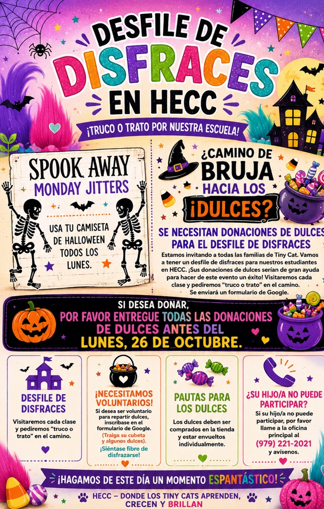 Spanish candy flyer