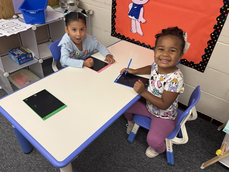 students working