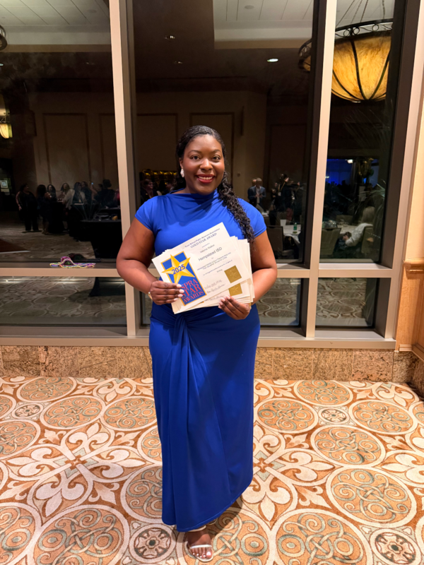 Valonia Walker COS-CCO holding TSPRA awards