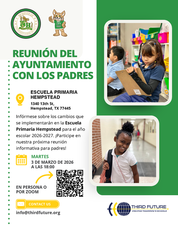 HES Parent Town Hall Meeting Regarding Upcoming Campus Changes - 3.3.26