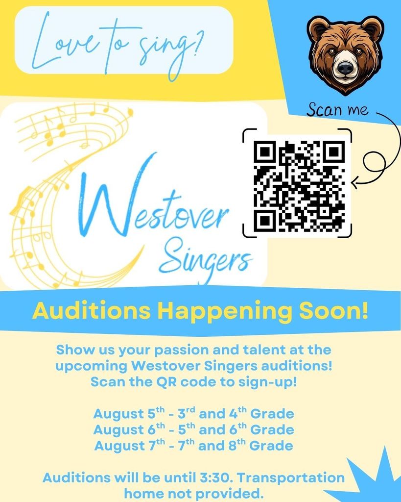 Westover Singers Auditions!
