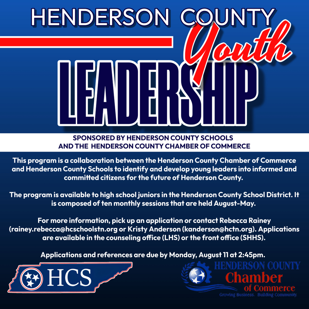 Youth Leadership Announcement
