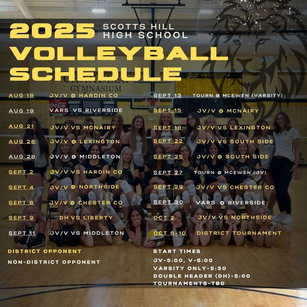 Volleyball Schedule