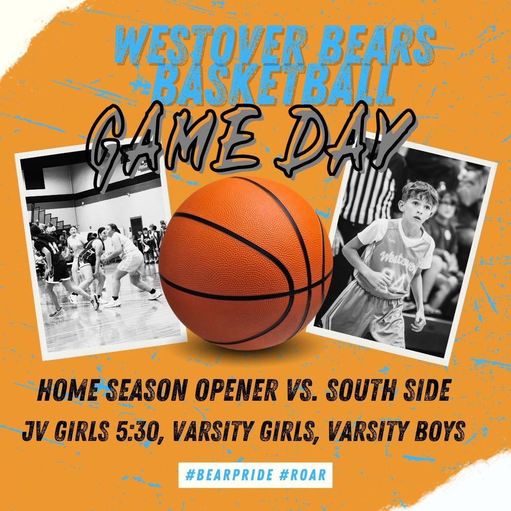 Orange and White Classic Basketball Game Day Instagram Post (1)