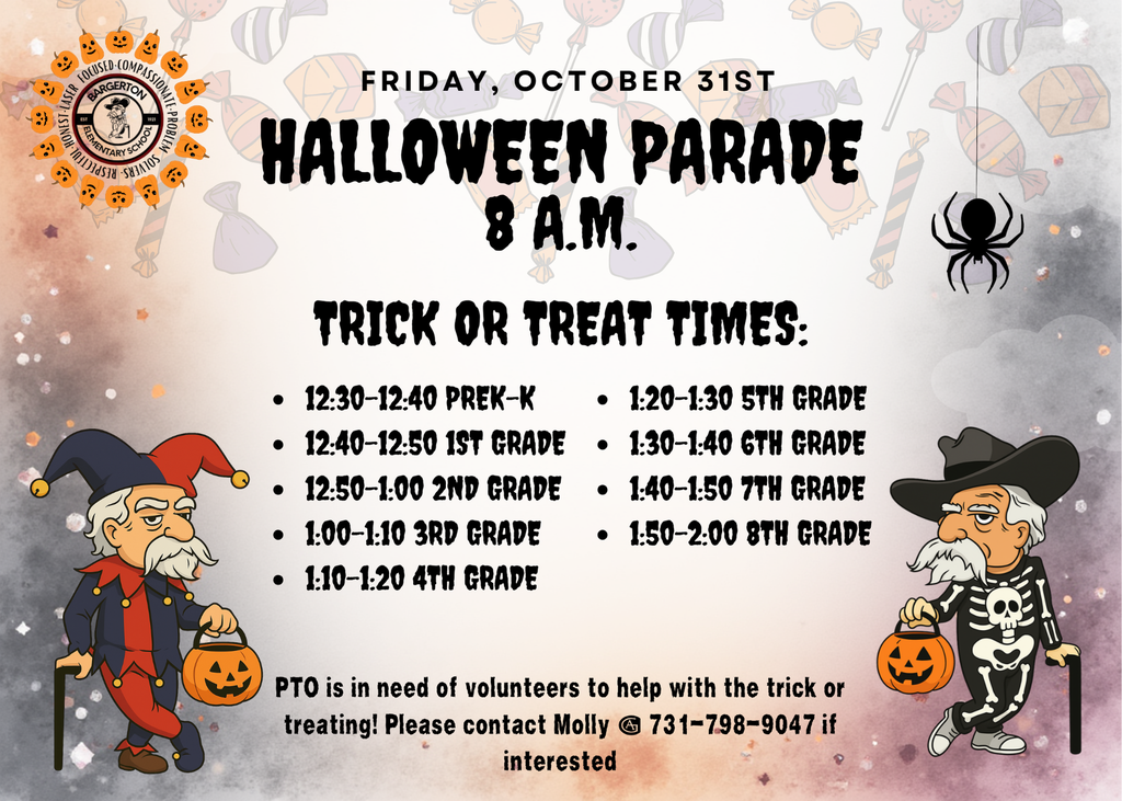 halloween parade times