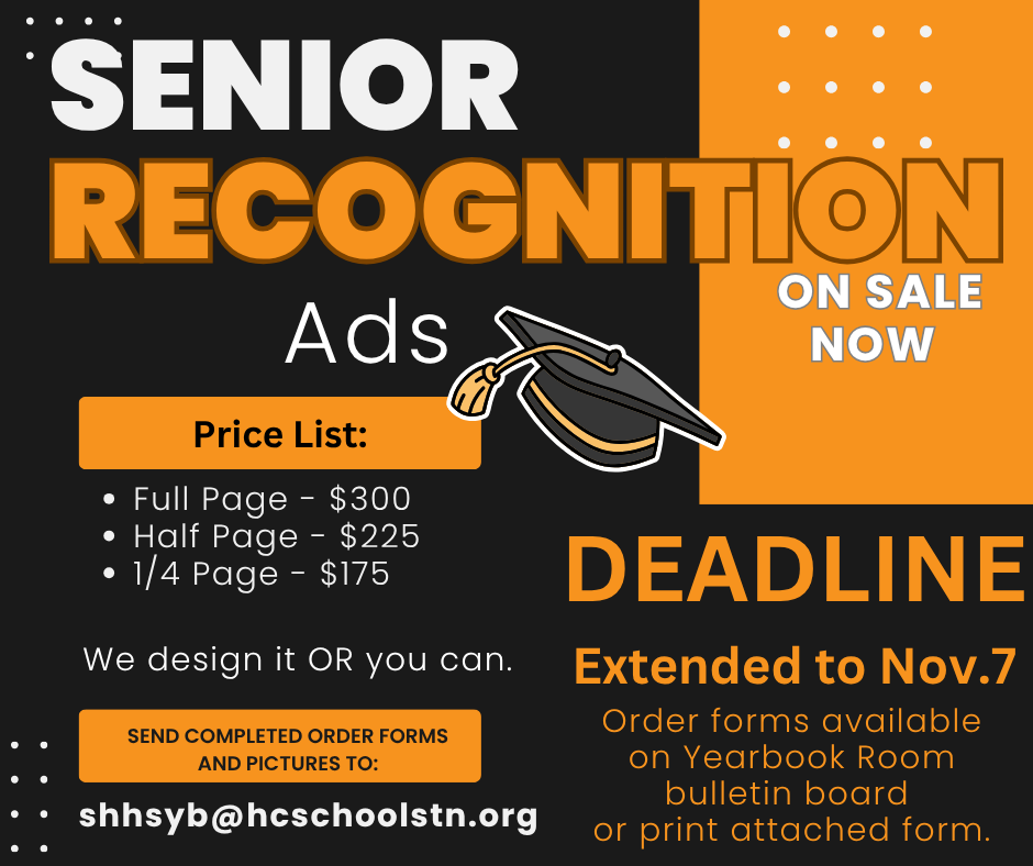 Senior Ads Due
