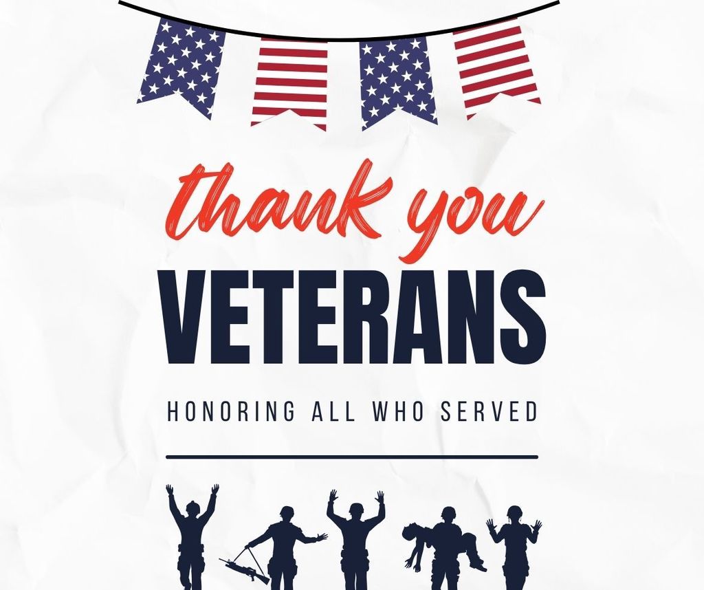 Grey Clean Veterans Day Facebook Post