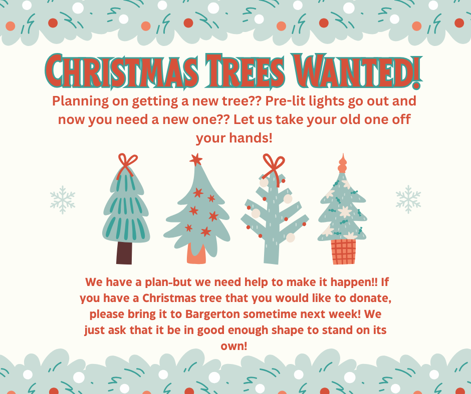 Green and Red Illustrative Christmas Greetings Facebook Post