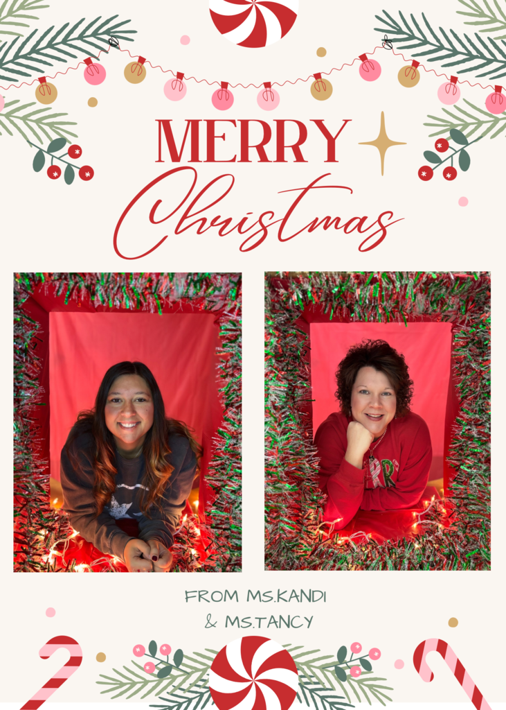 Beige and Red Modern Christmas Party Invitation