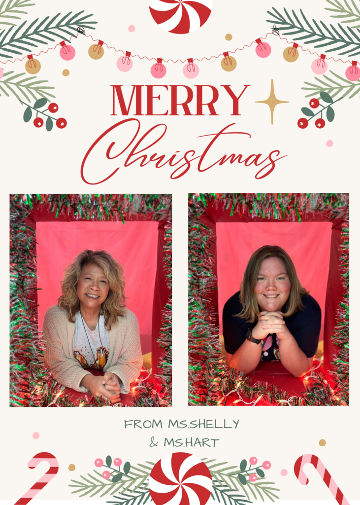 Beige and Red Modern Christmas Party Invitation (2)